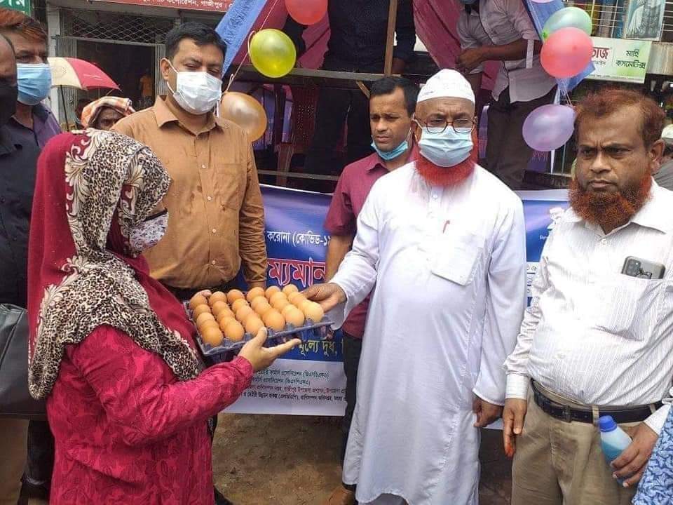 ভ্রাম্যমাণ ব্যবস্থায় এক সপ্তাহে ৮০ কোটি ৭১ লক্ষ টাকার মাছ, মাংস, দুধ, ডিম বিক্রি
